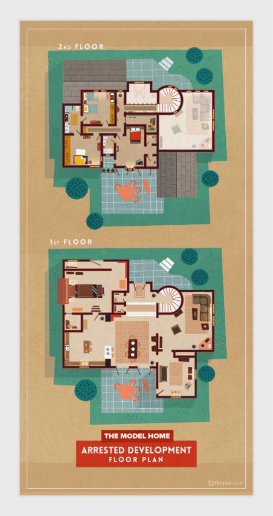 floor plans from popular TV shows