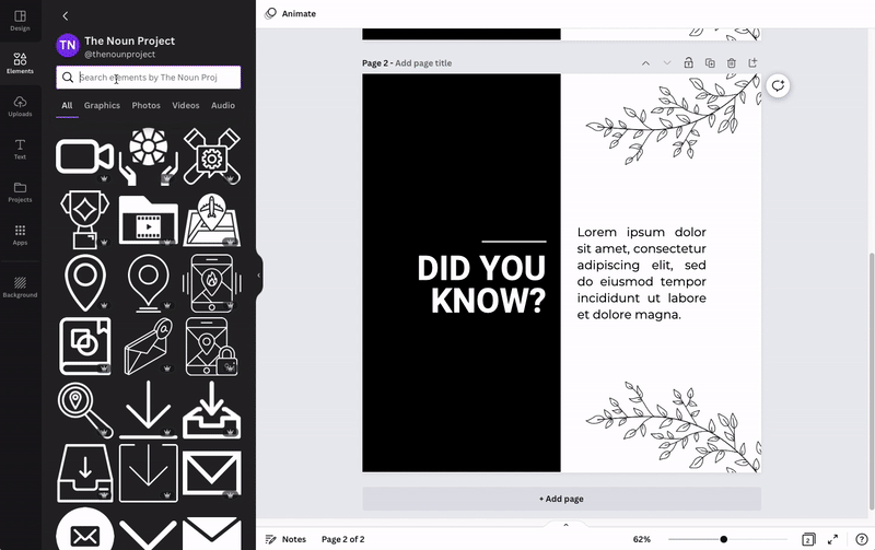 Canva x Noun Project: Create with Icons for Everything - The Noun